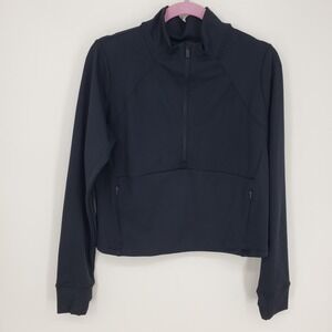 All In Motion 1/2 Zip Cropped Pullover Top